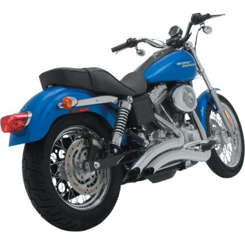 PartzBiz HD: 4400842-Vance & Hines 26007 Chrome Big Radius 2-2 ระบบท่อไอเสีย 91-05 Harley Dyna FXD PartzBiz HD: 4400842-Vance & Hines 26007 Chrome Big Radius 2-2 ระบบท่อไอเสีย 91-05 Harley Dyna FXD