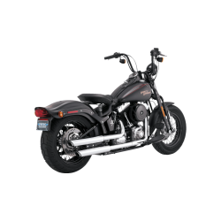PartzBiz HD VH-16842 - Vance & Hines 3 ” Round Twin Slash Slip-On ท่อไอเสียโครเมียม 4 Harley 07-09 FLSTN/FLSTSB | 16842 PartzBiz HD VH-16842 - Vance & Hines 3 ” Round Twin Slash Slip-On ท่อไอเสียโครเมียม 4 Harley 07-09 FLSTN/FLSTSB | 16842