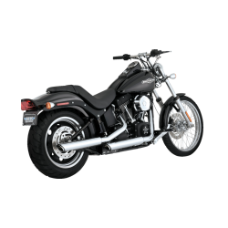 PartzBiz HD VH-16834 - Vance & Hines ท่อไอเสียท่อ Chrome Slip-On 3 ” Round Twin Slash 4 Harley 07-09 FXST/B/C FLSTC FXCW/C | 16834 PartzBiz HD VH-16834 - Vance & Hines ท่อไอเสียท่อ Chrome Slip-On 3 ” Round Twin Slash 4 Harley 07-09 FXST/B/C FLSTC FXCW/C | 16834