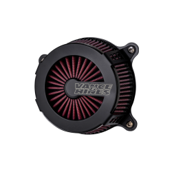 PartzBiz HD VH-40367 - Vance & Hines 40367 Black VO2 Cage Fighter Air Intake Harley Big Twin T/C 00-17 | 40367