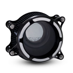 PartzBiz HD VH-41091 - Vance & Hines 41091 Black Contrast VO2 Insight เครื่องฟอกอากาศ Harley XL Sportster | 41091