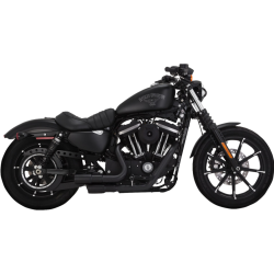 PartzBiz HD VH-46374 - Vance & Hines 46374 Black Mini Grenade 2 into 2 Exhaust Harley 04-22 XL Sportster | 46374 PartzBiz HD VH-46374 - Vance & Hines 46374 Black Mini Grenade 2 into 2 Exhaust Harley 04-22 XL Sportster | 46374