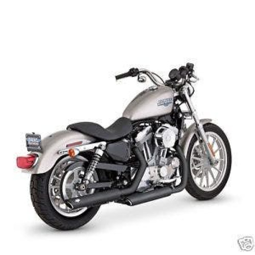 PartzBiz HD: 4400730-Vance & Hines 46839 Black Twin Slash Slip On Mufflers สำหรับ 04-13 Harley Sportster PartzBiz HD: 4400730-Vance & Hines 46839 Black Twin Slash Slip On Mufflers สำหรับ 04-13 Harley Sportster