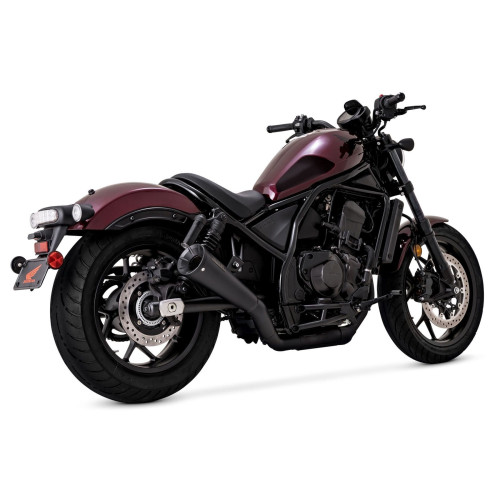 PartzBiz HD: 4400707-Vance & Hines 48425 ท่อสลิปออน Upsweep สีดำ Honda Rebel 1100 2021 PartzBiz HD: 4400707-Vance & Hines 48425 ท่อสลิปออน Upsweep สีดำ Honda Rebel 1100 2021