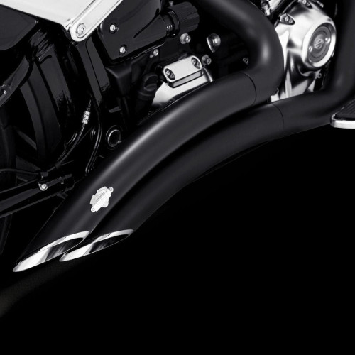 PartzBiz HD: 4400709-Vance & Hines 49 State Black Big Radius Exhaust for Harley M8 Softail FXBR FLFB | 46375 PartzBiz HD: 4400709-Vance & Hines 49 State Black Big Radius Exhaust for Harley M8 Softail FXBR FLFB | 46375