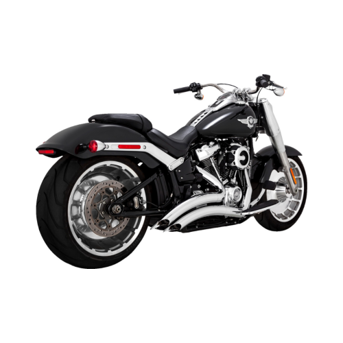 PartzBiz HD: 4400710-Vance & Hines 49 State Chrome Big Radius Exhaust for Harley M8 Softail FXBR FLFB | 26375 PartzBiz HD: 4400710-Vance & Hines 49 State Chrome Big Radius Exhaust for Harley M8 Softail FXBR FLFB | 26375