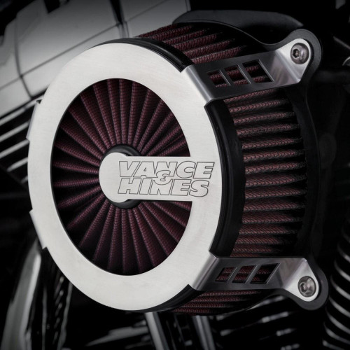 PartzBiz HD: 4400681-Vance & Hines 70366 Brushed VO2 Cage Fighter Air Intake Harley Milwaukee 8 M8 FL FX | 70366 PartzBiz HD: 4400681-Vance & Hines 70366 Brushed VO2 Cage Fighter Air Intake Harley Milwaukee 8 M8 FL FX | 70366