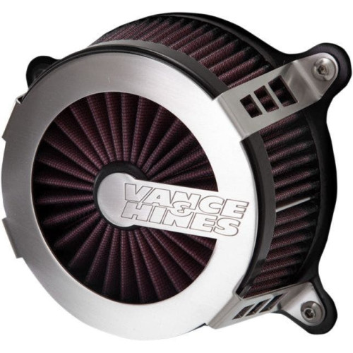 PartzBiz HD: 4400682-Vance & Hines 70367 Brushed VO2 Cage Fighter Air Intake Harley Big Twin T/C 00-17 | 70367