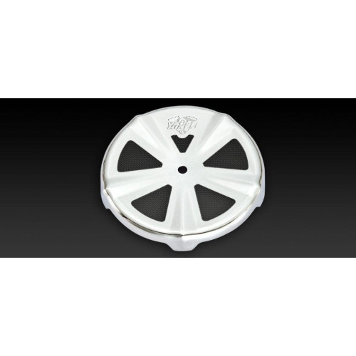 PartzBiz HD: 4400690-Vance & Hines Chrome 'Skullcap Crown' Air Cleaner Cover for Harley | 71017