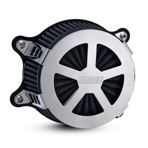 PartzBiz HD: 4400668-Vance & Hines 71460 Chrome VO2 Radiant V Air Cleaner Harley Big Twin Cam TBW FLH | 71460 PartzBiz HD: 4400668-Vance & Hines 71460 Chrome VO2 Radiant V Air Cleaner Harley Big Twin Cam TBW FLH | 71460