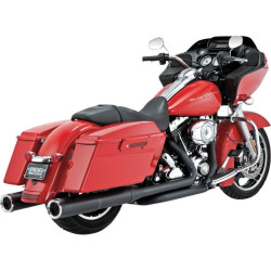 PartzBiz HD VH-46759 - รองเท้าสลิปออน Vance & Hines Black High-Output สำหรับ '95-14 Harley Touring | 46759 VH-46759;VH0138;DS18010607;18010607;1801-0607;18010607;VH0138
