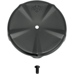 PartzBiz HD VH-71015 - Vance & Hines Black Skullcap Air Cleaner Cover for Harley 71015 DS10100867
