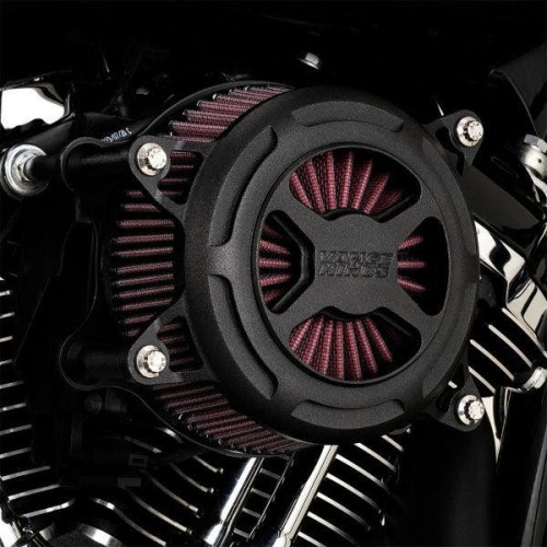 PartzBiz HD: 4400625-Vance & Hines 40366 สีดำ VO2 Cage Fighter Air Intake Harley Milwaukee 8 M8 FL FX | 40366
