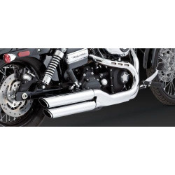 PartzBiz HD VH-16845 - Vance & Hines Chrome Twin Slash Slip บนท่อไอเสีย Harley Dyna FXDF FXDWG 08-16 PartzBiz HD VH-16845 - Vance & Hines Chrome Twin Slash Slip บนท่อไอเสีย Harley Dyna FXDF FXDWG 08-16