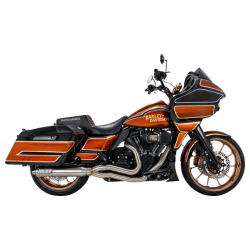 PartzBiz HD VH-27345 - Vance & Hines Super Sport 2-in-1 ระบบท่อไอเสียสแตนเลส 4 Harley 17-23 Touring