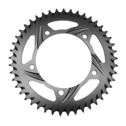 PartzBiz HD TR574389 - Vortex 526K-45 Black Aluminum Rear Sprocket 45T 525 & 530 Set 00-10 GSX-R 600 750 1211-0481 12110481 574389