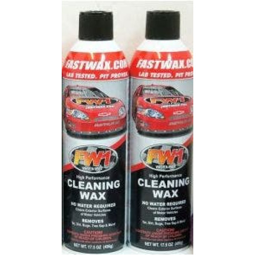 PartzBiz HD: 4400529-Waterless Wash & Wax Fastwax FW1 Spray Can Removes Cleans Tar Dirt Bugs 2 Pack - FW1