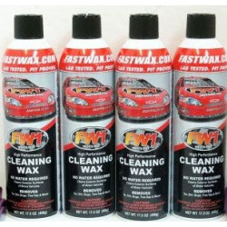 PartzBiz HD FW1 X4 - Waterless Wash Carnauba & Wax Fastwax FW1 Spray Can Removes Cleans Tar Dirt Bugs 4 Pack PartzBiz HD FW1 X4 - Waterless Wash Carnauba & Wax Fastwax FW1 Spray Can Removes Cleans Tar Dirt Bugs 4 Pack