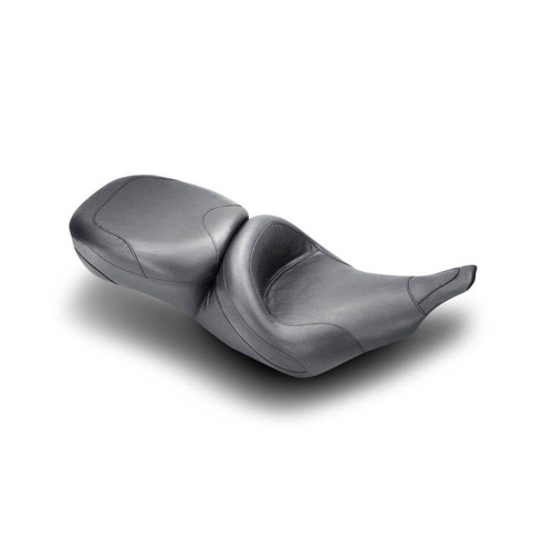 PartzBiz HD: 4400508-Mustang Smooth Style ไม่มีหมุด One Piece Ultra Touring Seat 97-07 FLHT FLTR | 75449
