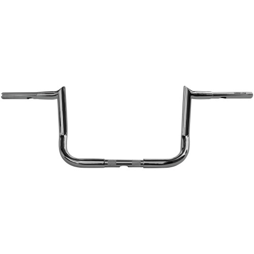 PartzBiz HD: 4400525-Wild 1 One Chubby Chrome 10" Ape Hanger Bagger Reaper Handlebars Harley 96up FLH | WO590 PartzBiz HD: 4400525-Wild 1 One Chubby Chrome 10" Ape Hanger Bagger Reaper Handlebars Harley 96up FLH | WO590