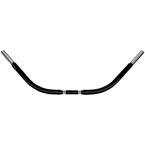 PartzBiz HD: 4400502-Wild 1 One Chubbys Beach Bar Handlebar Black for Harley Davidson PartzBiz HD: 4400502-Wild 1 One Chubbys Beach Bar Handlebar Black for Harley Davidson
