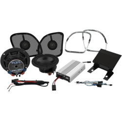 PartzBiz HD DS44050718 - Wild Boar Audio 400 Watt Amp 6.5" Speaker Kit Harley Touring FLTR 15-20 PartzBiz HD DS44050718 - Wild Boar Audio 400 Watt Amp 6.5" Speaker Kit Harley Touring FLTR 15-20