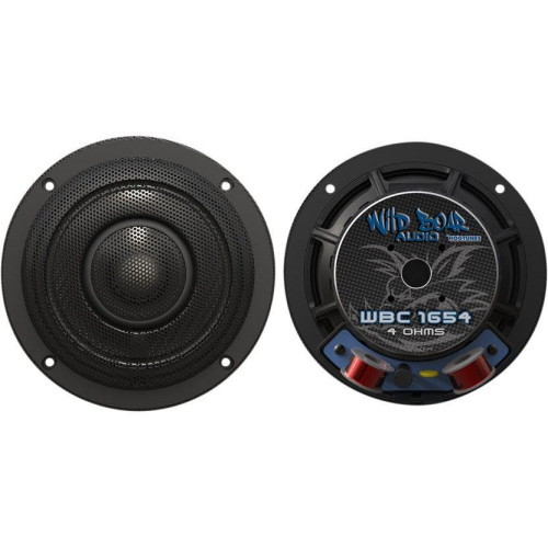 PartzBiz HD: 4400474-Wild Boar Audio by Hogtunes 200 Watt 6.5" 4 Ohm Fairing Speakers Harley Batwing | WBC 1654