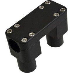 PartzBiz HD DS06021061 - Wild One WO904B Black 1 1/4" Savage 3" Riser Clamp Kit for Chubby Bars 0603-0747 06030747 211219 PartzBiz HD DS06021061 - Wild One WO904B Black 1 1/4" Savage 3" Riser Clamp Kit for Chubby Bars 0603-0747 06030747 211219