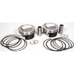 PartzBiz HD DS09031564 - Wiseco K0209PS Tracker ลูกสูบมาตรฐาน Bore Harley 88 Twin Cam 99-06 0903-1564 09031564 162611 10.5:1 การบีบอัด