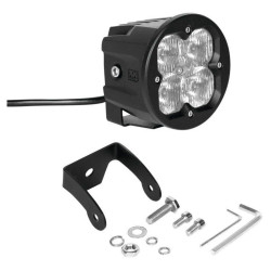 PartzBiz HD XK-XK065003-D - XK Glow 1 ชิ้น C3 Cube Light พร้อม RGB Accent Lighting Kit ขับรถหมอก Mount