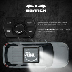 PartzBiz HD XK-XK-SAR-3 - XK Glow 360 S.A.R. Light Bar System 52" Light Bar Only Waterproof XK-SAR-3