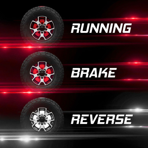 PartzBiz HD: 4400301-XK Glow 5th Wheel Light w/ Sequential Turn Brake Reverse Jeep Wrangler JL JK TJ PartzBiz HD: 4400301-XK Glow 5th Wheel Light w/ Sequential Turn Brake Reverse Jeep Wrangler JL JK TJ
