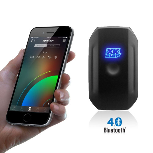 PartzBiz HD: 4400308-XK Glow สมาร์ทโฟนบลูทูธ XkChrome App Controller สำหรับไฟ LED RGB 12V