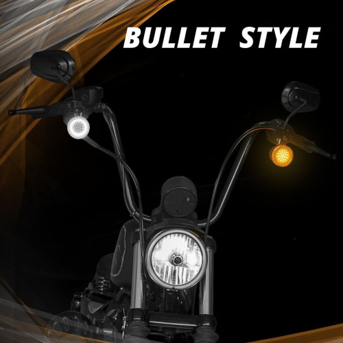 PartzBiz HD: 4400287-XK เรืองแสงสีขาวใส/Amber LED ไฟเลี้ยวชุดเลนส์ Harley Flat 1157 481973 XK1157F-WA-C davidson rgb custom auto show รถบรรทุกอัพเกรด PartzBiz HD: 4400287-XK เรืองแสงสีขาวใส/Amber LED ไฟเลี้ยวชุดเลนส์ Harley Flat 1157 481973 XK1157F-WA-C davidson rgb custom auto show รถบรรทุกอัพเกรด