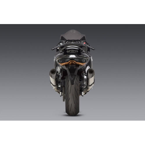 PartzBiz HD: 4400215-Yoshimura 1121120520 ท่อท่อไอเสีย Race R-77 Dual Slip-On Suzuki Hayabusa 22-Up
