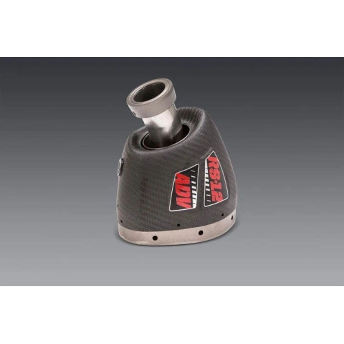 PartzBiz HD: 4400172-Yoshimura RS-12ADV Stainless Carbon Tip Full Exhaust System Yamaha Tenere 700 2021