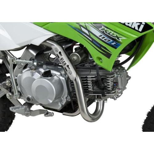 PartzBiz HD: 4400175-Yoshimura Slip On Muffler RS-2 Stainless Carbon KLX110/L 02-17 DR-Z110 Enduro | 2430522