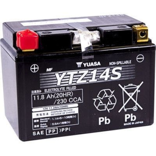 PartzBiz HD: 4400166-Yuasa YUAM72Z14 High Performance AGM Maintenance-Free Battery Motorcycle harley replacement upgrade best for buy 581383 YTZ14S PartzBiz HD: 4400166-Yuasa YUAM72Z14 High Performance AGM Maintenance-Free Battery Motorcycle harley replacement upgrade best for buy 581383 YTZ14S