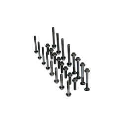 PartzBiz HD 3040 - Feuling 12 Point Rocker Cover Bolt Dress Up Kit SAE Steel Harley Twin Cam 99-17