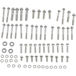 PartzBiz HD 3054 - Feuling 12 Point External Primary Transmission Bolt Fastener Kit Harley 99-05 FX