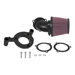 PartzBiz HD 63-1131 - K&N Aircharger Performance Air Intake Cleaner System Black Harley Touring 08-16