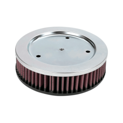 PartzBiz HD HD-0600 - K&N High Flow Air Filter Cotton Washable Reusable Harley Early Evo 7” dia