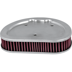 PartzBiz HD HD-1508 - K&N High Flow Air Filter Cotton Washable Reusable Harley Touring Tri-Glide 08-13