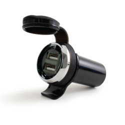 PartzBiz HD K0008000 - KOSO Dual USB Adaptor for Harley-Davidson | Kraus Moto
