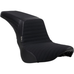 PartzBiz HD LYB-590PTGP - Le Pera Kick Flip Pleated Gripp Tape Step 2 Up Seat Harley 18+ Softail FXBR FLFB