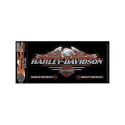 PartzBiz HD 81674 - Harley-Davidson Decal/Aufkleber3 Tlg. Set 
