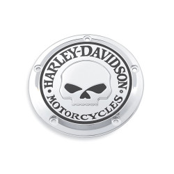 PartzBiz HD 3652 - Derby Cover 25441-04A Willie G. Skull Collection Evo, Dyna, Softail, Touring