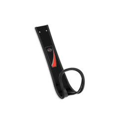 PartzBiz HD 104400 - Harley-Davidson® J-Hook Helmet Holder, Suitable For All Helmets, Black Steel 93100034