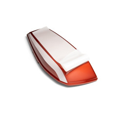 PartzBiz HD 112164 - Harley Davidson Transparent Paint Protection - Side Case Lid