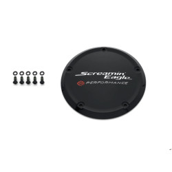 PartzBiz HD 95988 - Screamin’ Eagle Derby Cover 25701407 Black M8, Softail